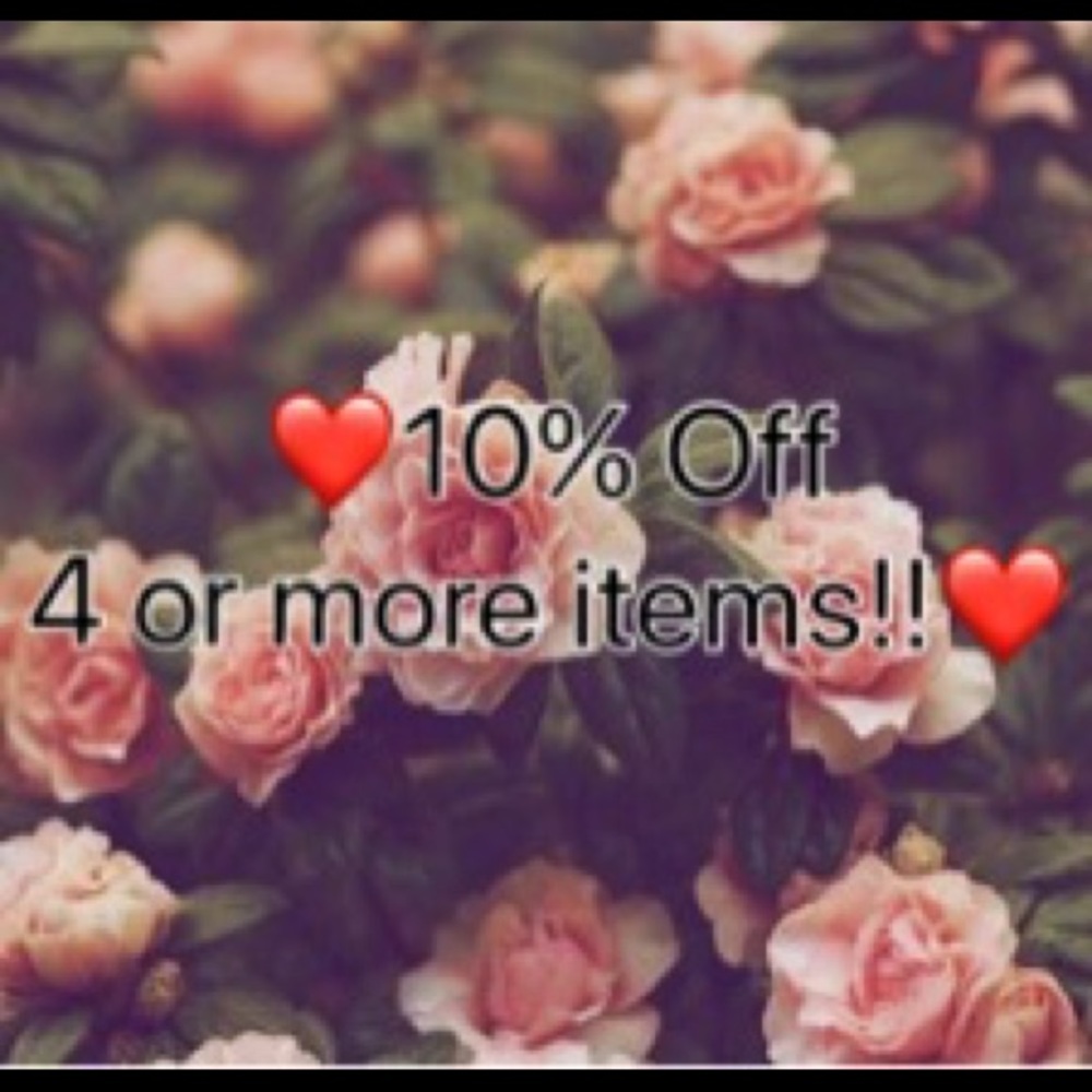 ❤️10% OFF 4 or MORE ITEMS!!❤️